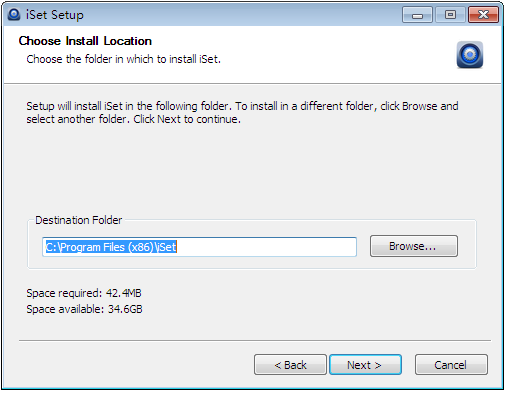 colorlight iSet software Setup interface