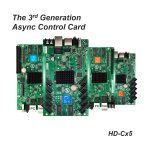 Huidu 3rd Async control card
